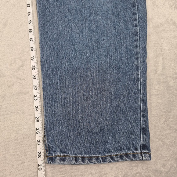 Levi's 44x29 550 Relaxed Fit Jeans Men Dadcore Blue 100% Cotton 01550-4886 Short - Picture 9 of 10